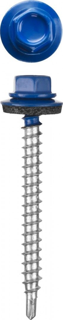 Саморезы кров.4,8 х 50 RAL5005 синий (1/150)