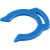 Деталь-А А-LC0006BU 3/8" Locking clip blue